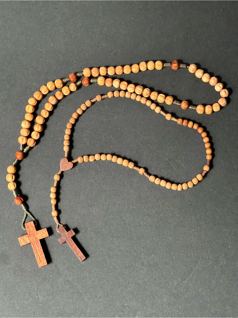 Set of two Olive Wood Rosaries